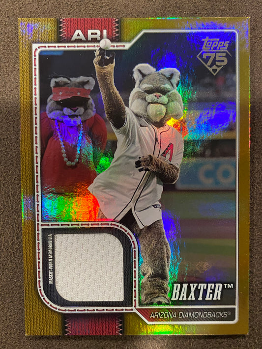 Baxter - 2026 Topps Series 1 - GOLD Real One Relic /50 - Diamondbacks