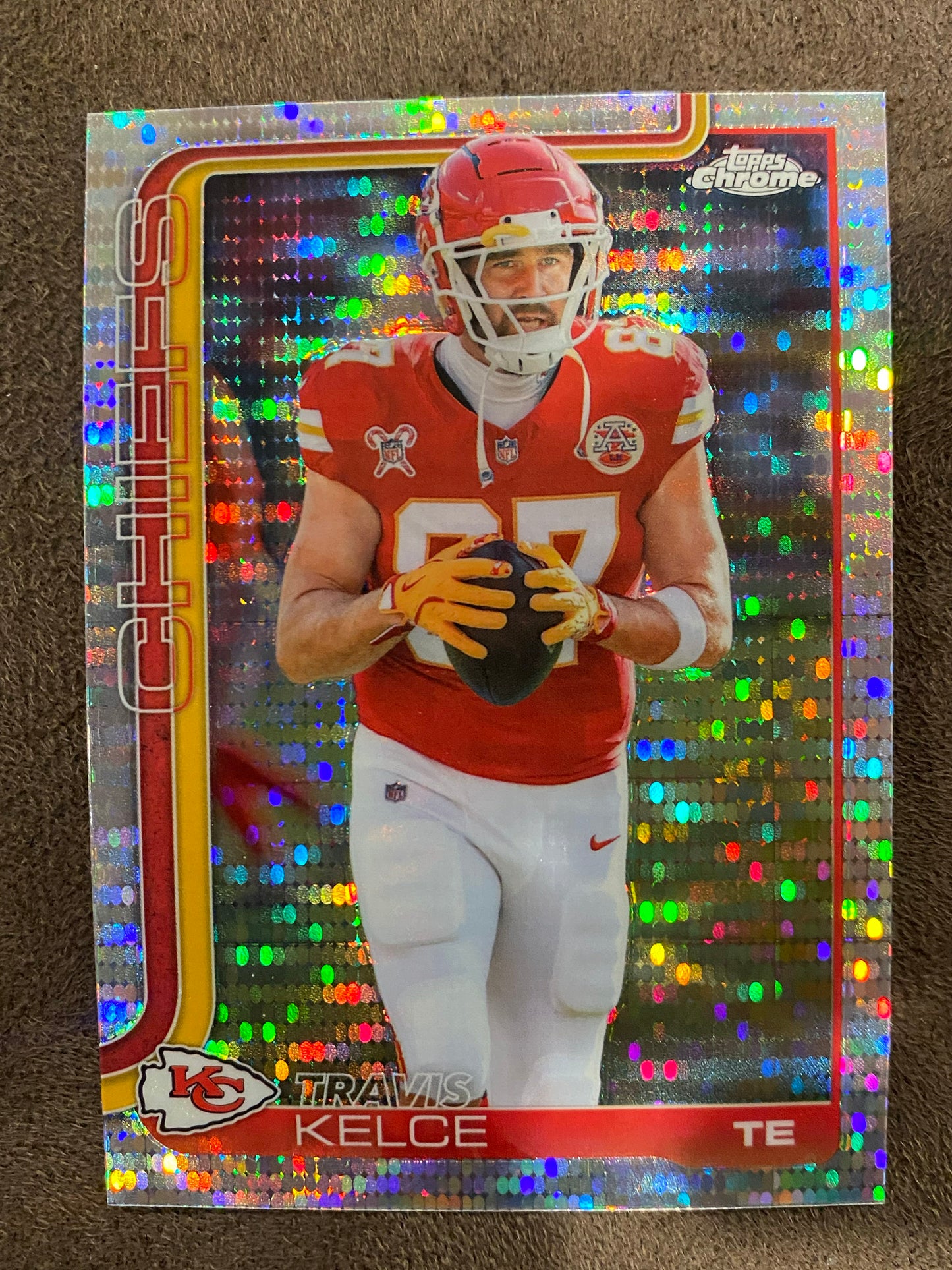 Travis Kelce - 2025 Topps Chrome - Pulsar - Chiefs