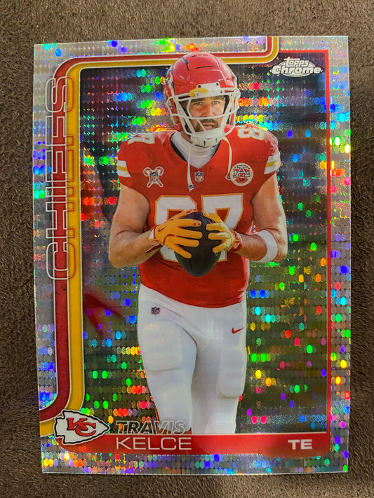 Travis Kelce - 2025 Topps Chrome - Pulsar - Chiefs