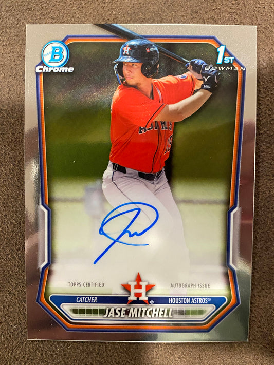 Jase Mitchell - 2026 Bowman - 1st Bowman Chrome AUTO - Astros