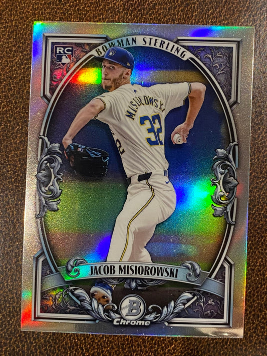 Jacob Misiorowski - 2026 Bowman - Bowman Sterling Insert - Brewers