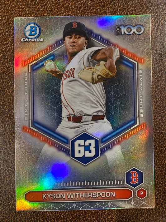Kyson Witherspoon - 2026 Bowman - Scouts Top 100 Insert - Red Sox