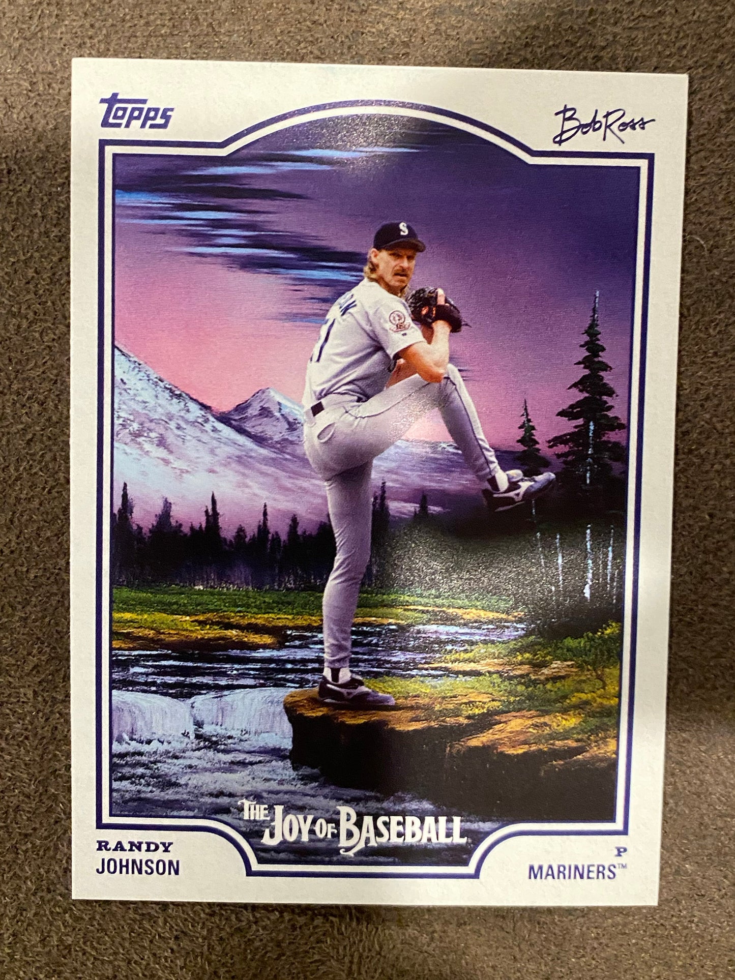 Randy Johnson - 2025 Bob Ross - Base Card - Mariners