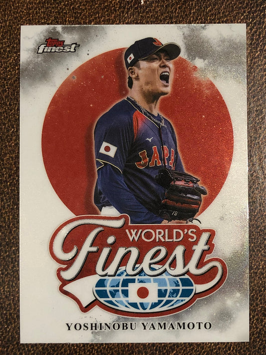 Yoshinobu Yamamoto - 2026 Topps Finest - World's Finest - Dodgers