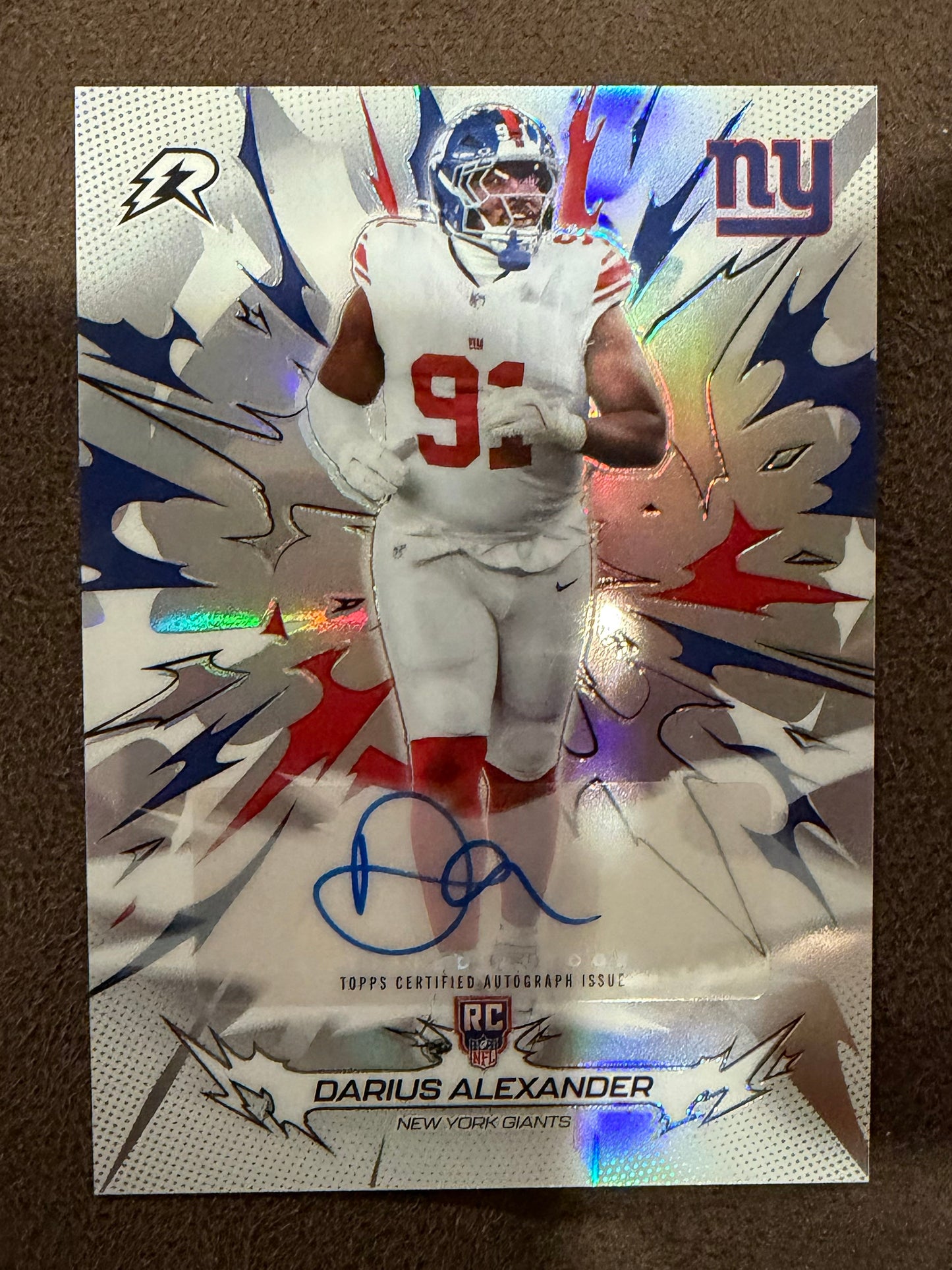 Darius Alexander - 2026 Topps Resurgence - Refractor Rookie Auto - Giants