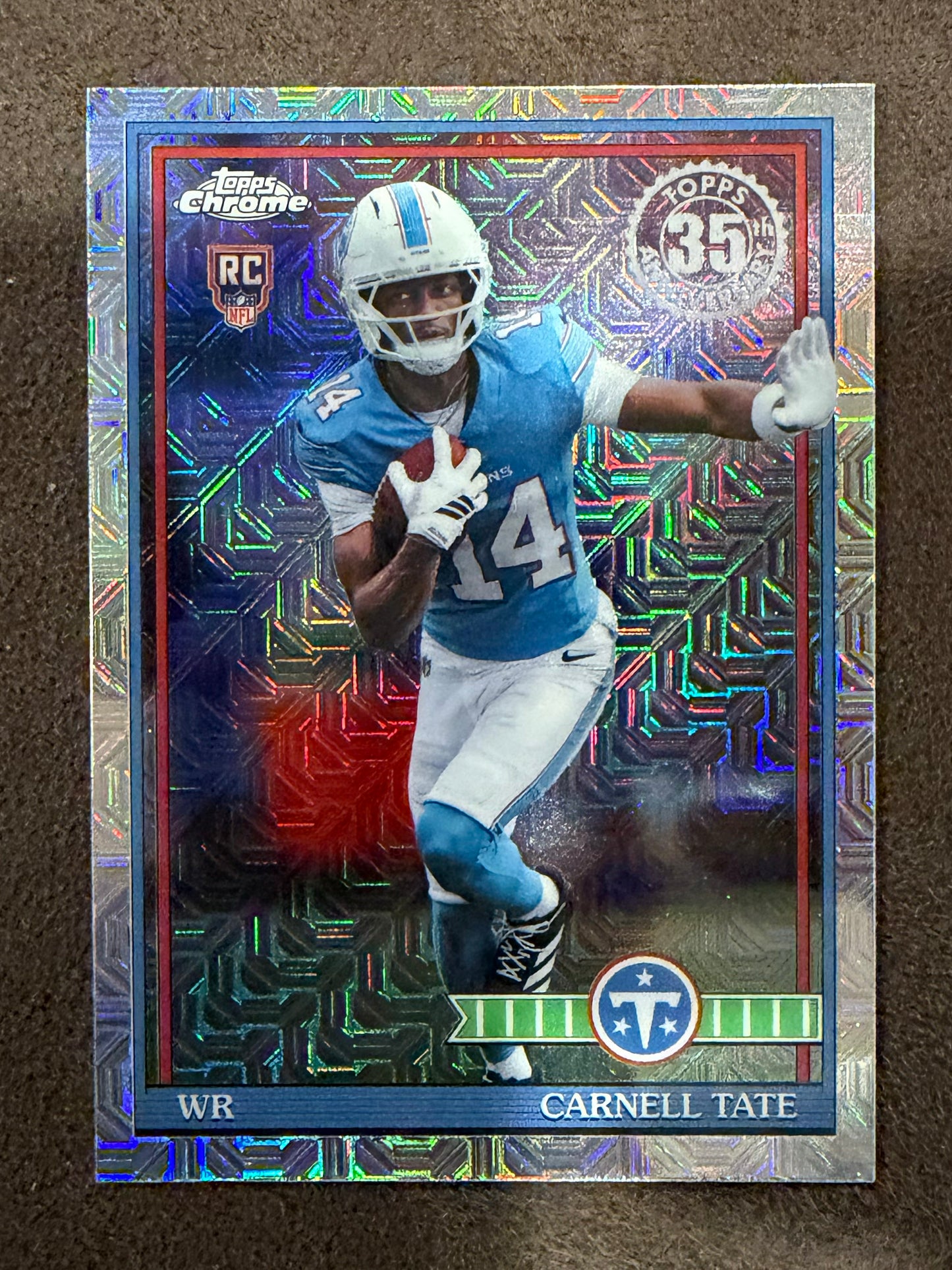 Carnell Tate - 2026 Topps Flagship - MOJO Refractor - Titans