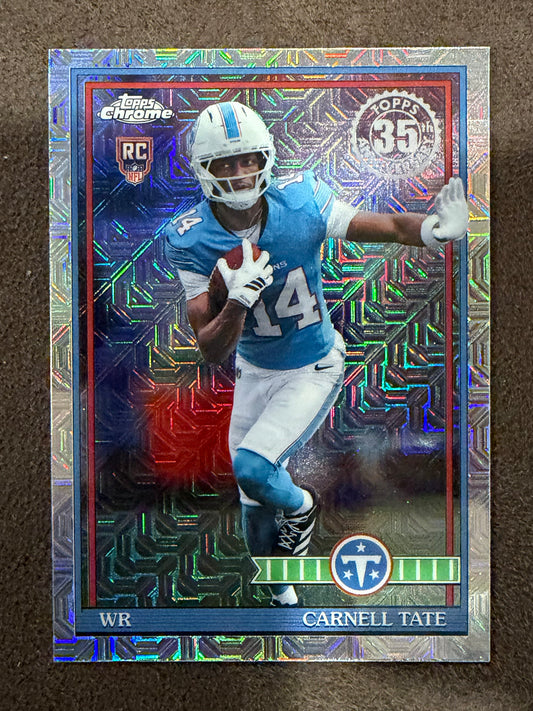 Carnell Tate - 2026 Topps Flagship - MOJO Refractor - Titans