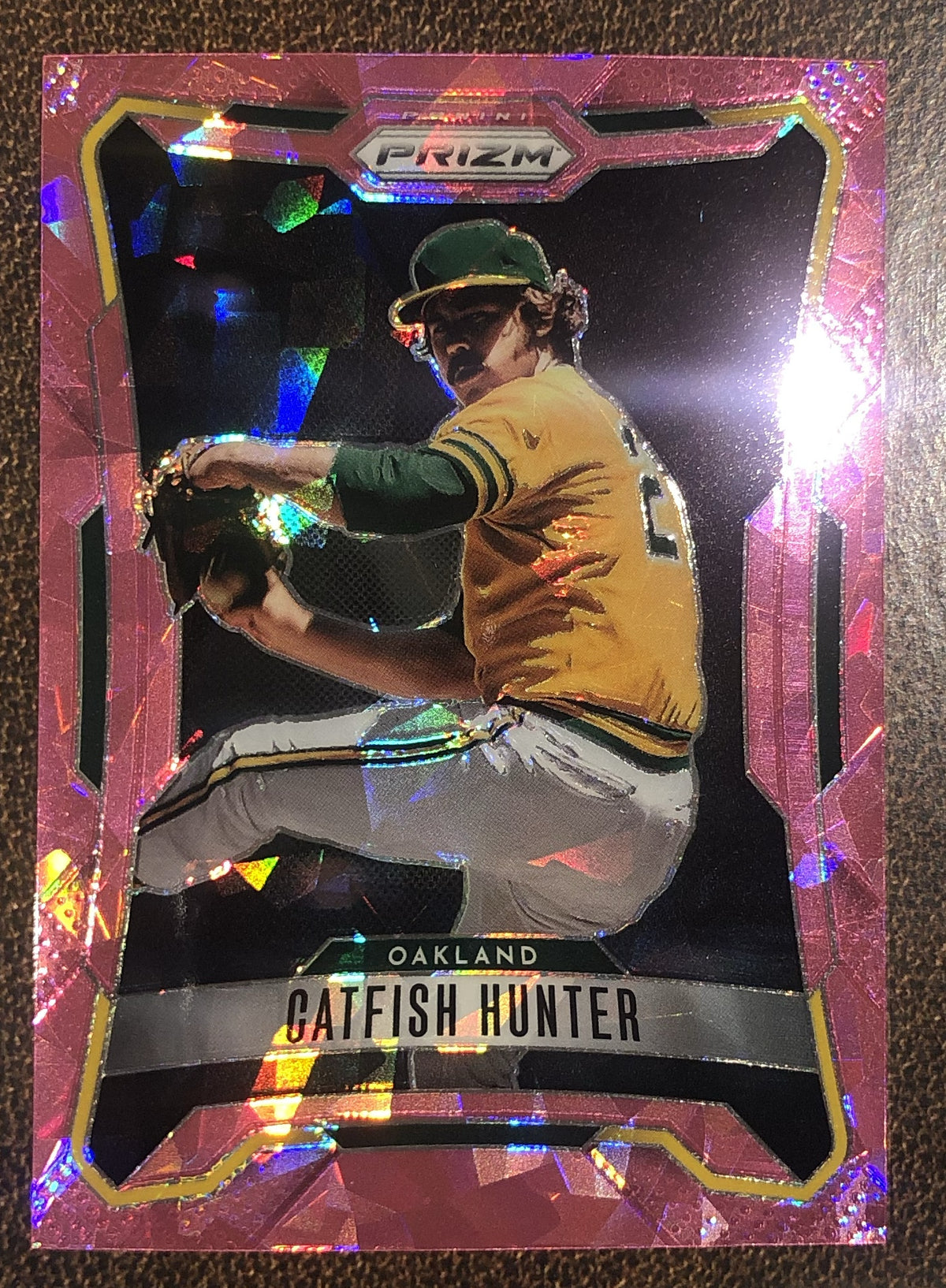 Catfish Hunter - 2026 Panini Prizm - Pink Ice - Athletics