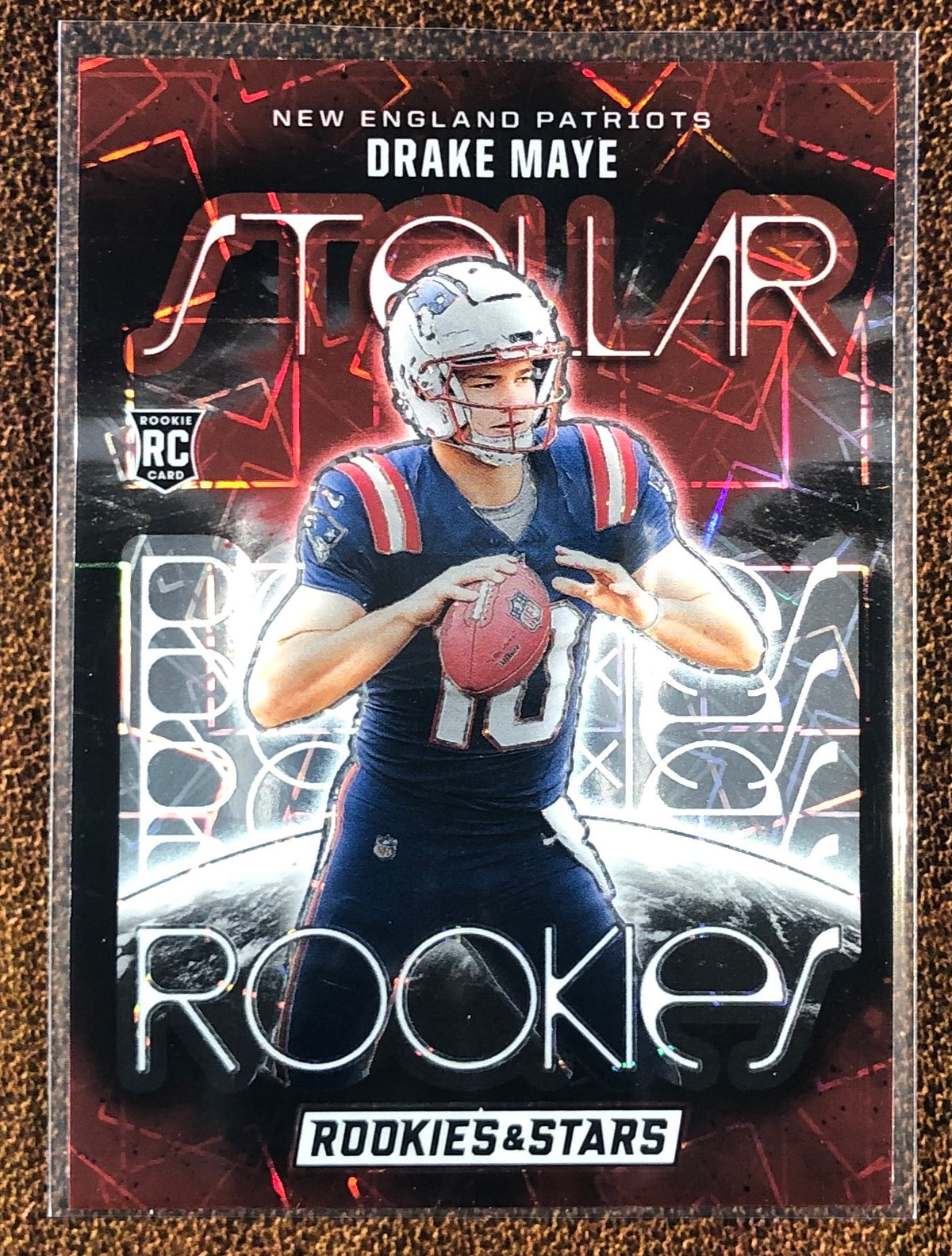 Drake Maye - 2024 Panini Rookies & Stars - RED Laser - Patriots