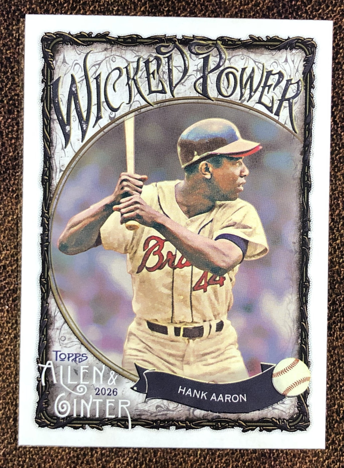 Hank Aaron - 2026 Topps Allen & Ginter - Wicked Power Insert - Braves