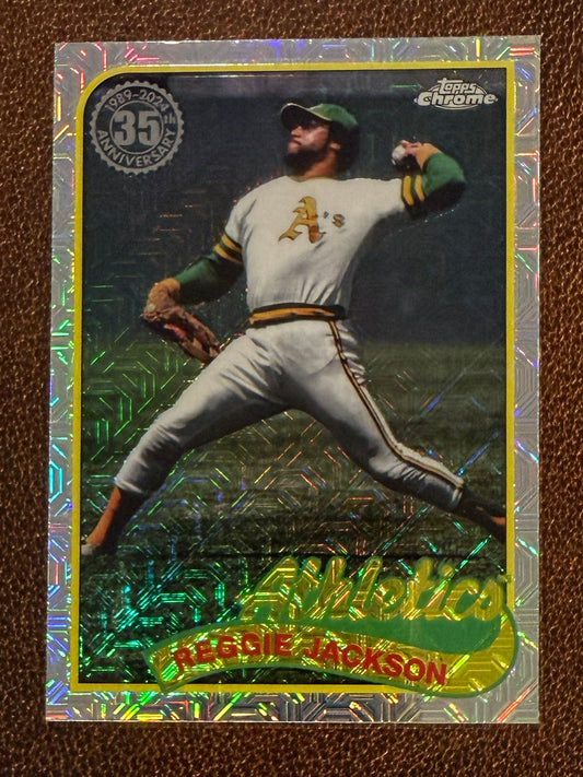 Reggie Jackson - 2024 Topps Update - Silver Pack Mojo Refractor - Athletics
