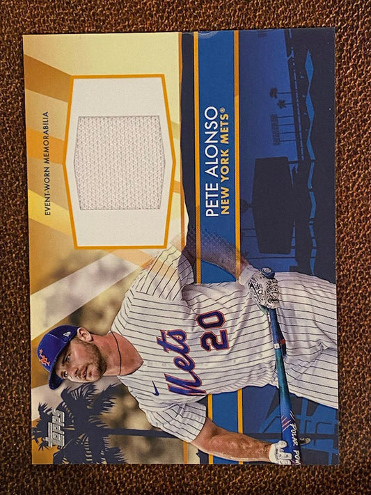 Pete Alonso - 2022 Topps Update - All Star Stitches Even Worn Relic - Mets
