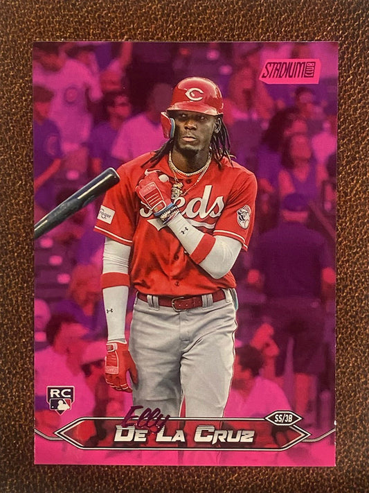 Elly De La Cruz - 2024 Topps Stadium Club - Pink Foil - Reds