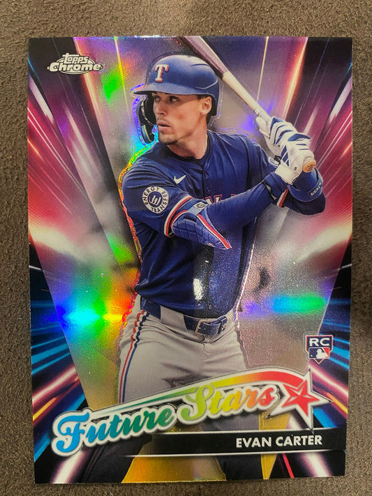 Evan Carter - 2024 Topps Chrome Update - Future Stars - Rangers