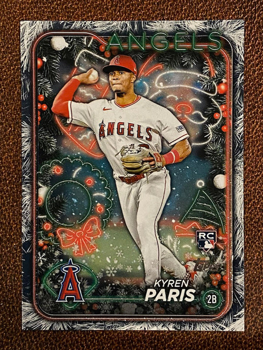 Kyren Paris - 2024 Topps Holiday - Tree Parallel - Angels