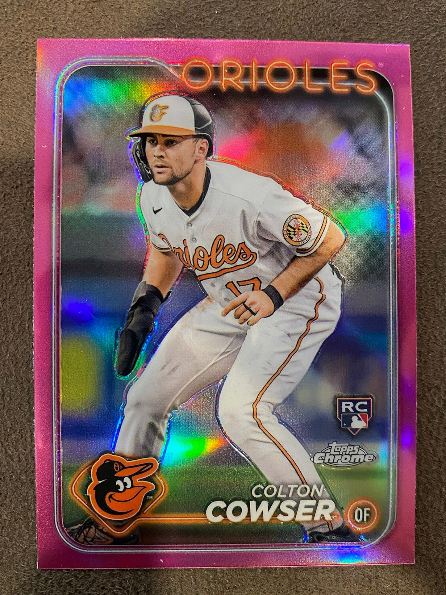 Colton Cowser -  2024 Topps Chrome - Pink Refractor - Orioles