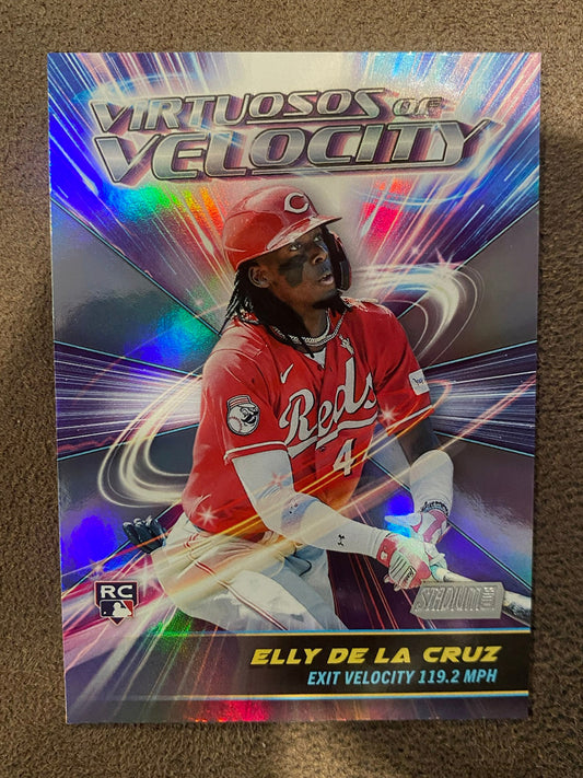 Elly De La Cruz - 2024 Topps Stadium Club - Virtuosos of Velocity - Reds