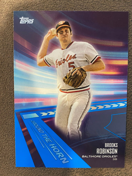 Brooks Robinson -  2024 Topps Series 2 - Around the Horn BLUE - Orioles