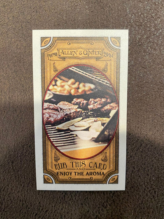 Got the Itch BBQ Steak - 2024  Allen and Ginter - Mini Scratch n Sniff