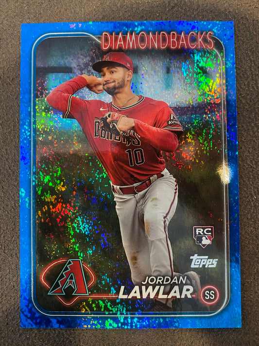 Jordan Lawlar - 2024 Topps Series 2 - Blue Foil /999 - Diamondbacks