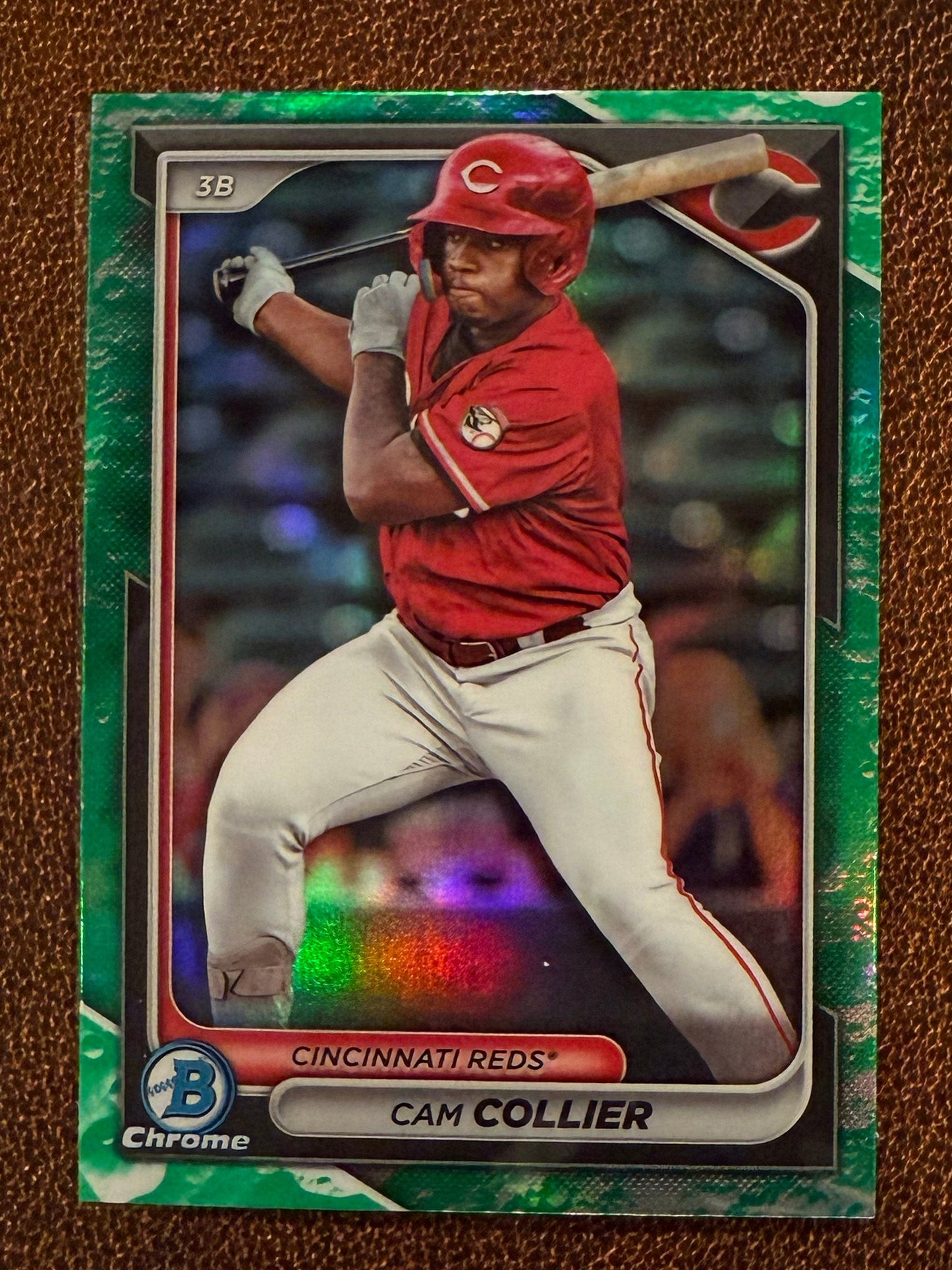 Cam Collier - 2024 Bowman - Chrome Lunar Glow - Reds