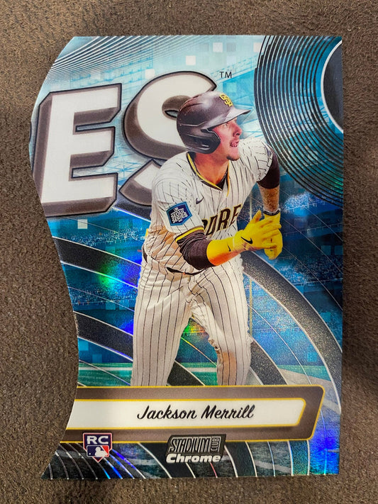 Jackson Merrill - 2024 Topps Stadium Club - Triumvirates (Right) - Padres