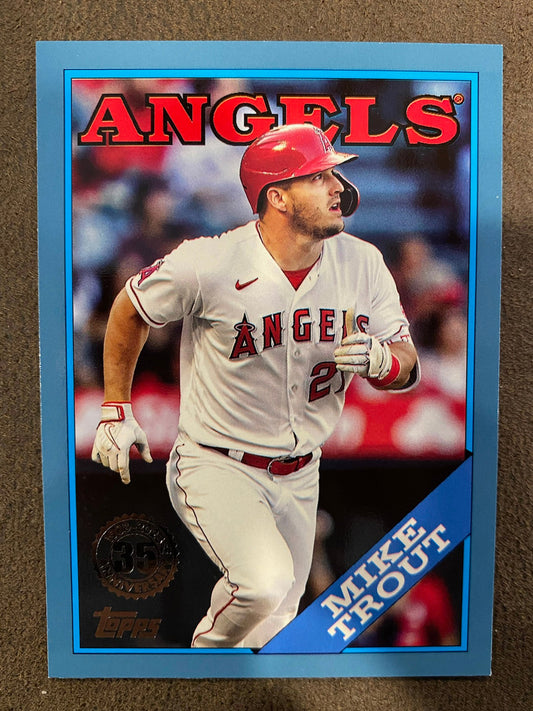 Mike Trout - 2023 Topps Update - 1988 BLUE - Angels
