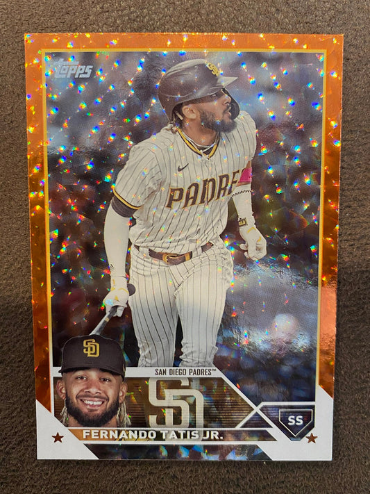 Fernando Tatis Jr. - 2023 Topps Series 1 - Orange Foil /299 - Padres