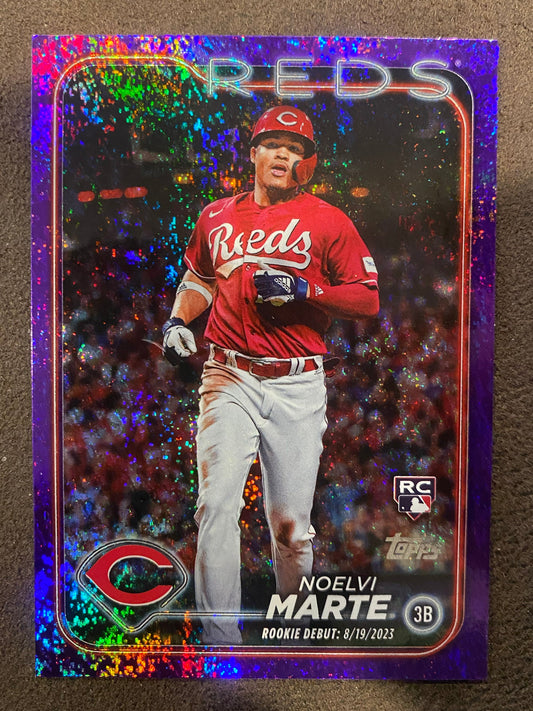 Noelvi Marte - 2024 Topps Update - Purple /799 - Reds