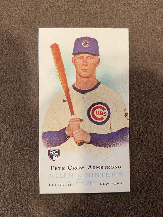Pete Crow Armstrong - 2024 Allen and Ginter - Mini Rookie Design Variation - Cubs