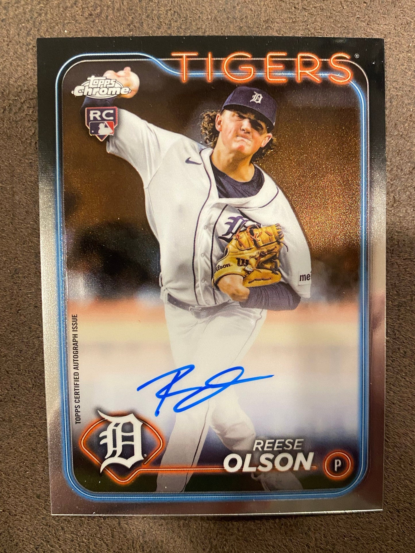 Reese Olson - 2024 Topps Chrome - Base AUTO - Tigers