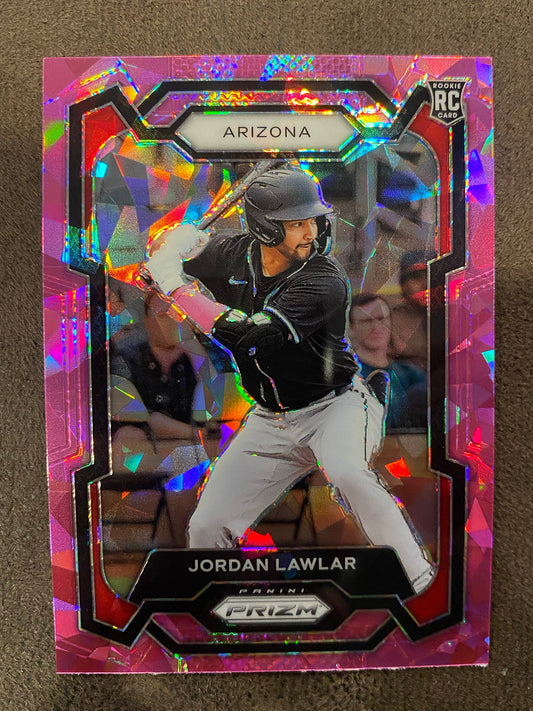 Jordan Lawlar - 2024 Panini Prizm - Pink Ice - Diamondbacks