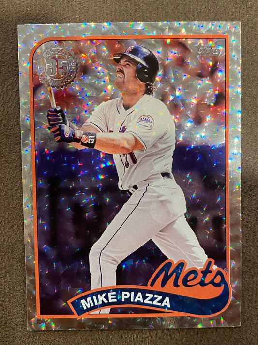 Mike Piazza - 2024 Topps Series 2 - 1989 Silver Foilboards - Mets