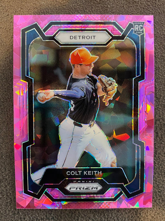 Colt Keith - 2024 Panini Prizm - Pink Ice - Tigers