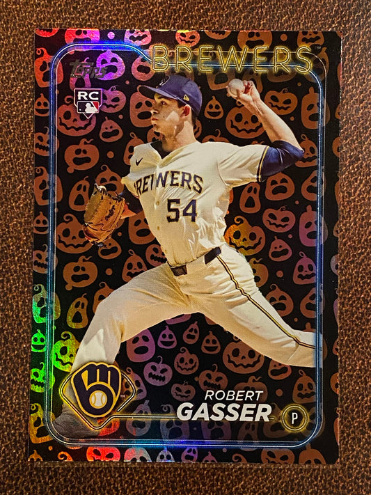 Robert Gasser - 2024 Topps Update - Halloween Jack O’ Lantern SP - Brewers