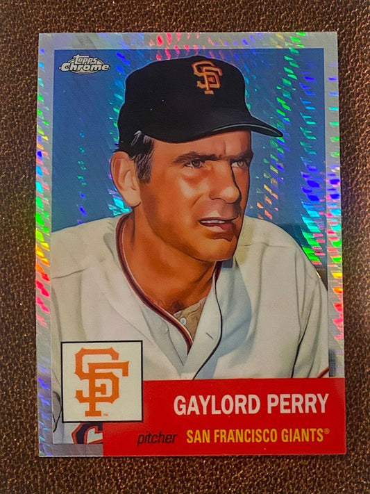 Gaylord Perry - 2022 Topps Chrome Platinum Anniversary - Prism Refractor - Giants