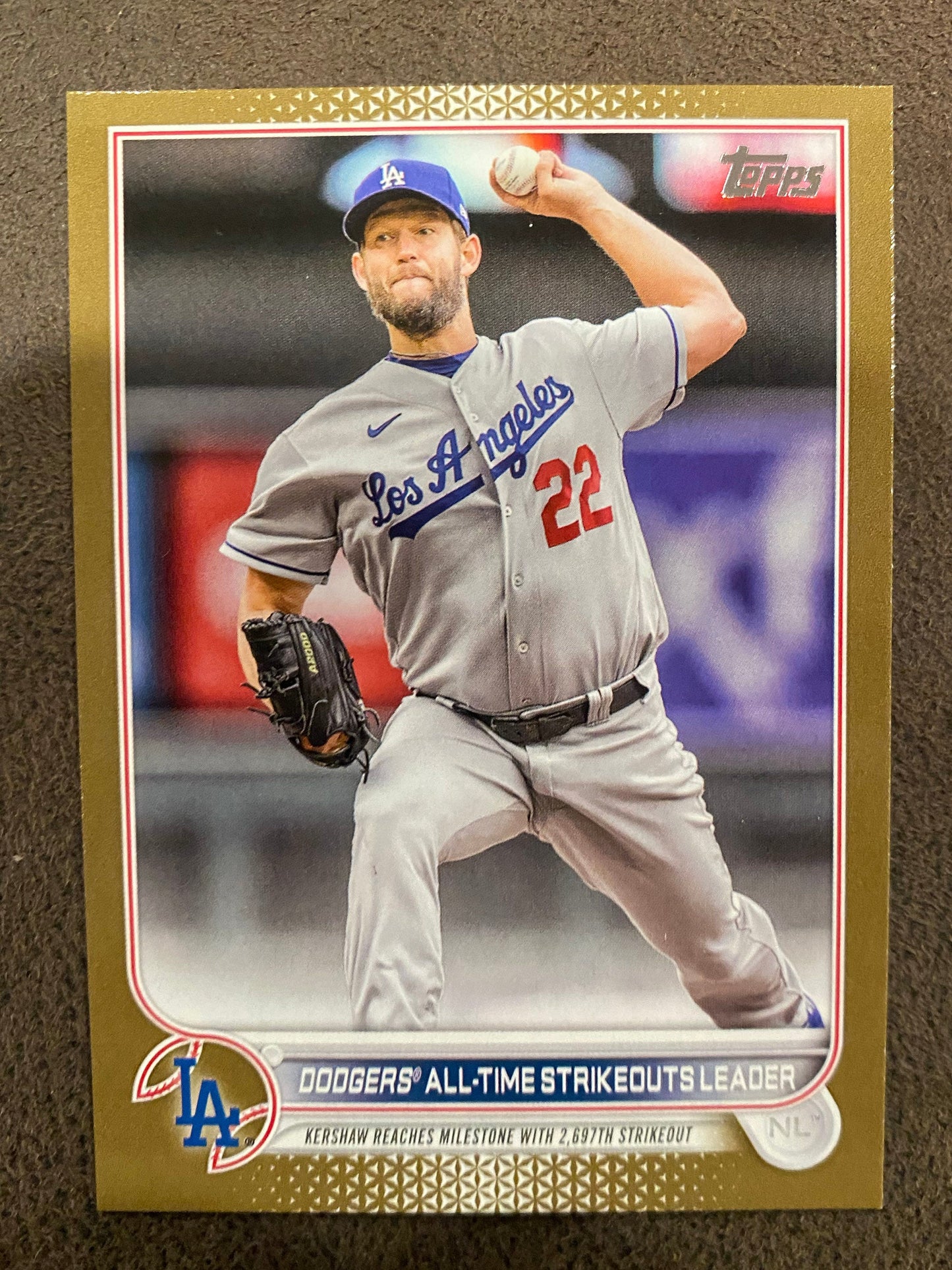 Clayton Kershaw - 2022 Topps Update - Gold /2022 - Dodgers