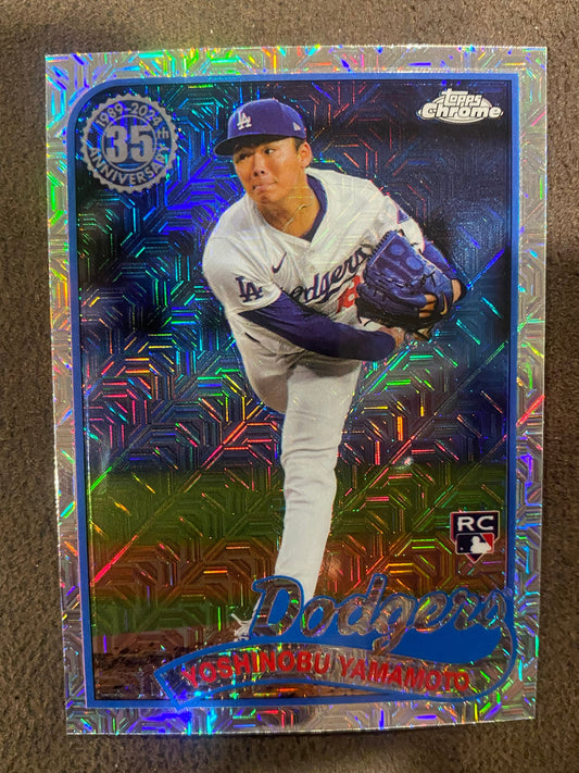 Yoshinobu Yamamoto - 2024 Topps Update - Silver Pack Mojo Refractor - Dodgers