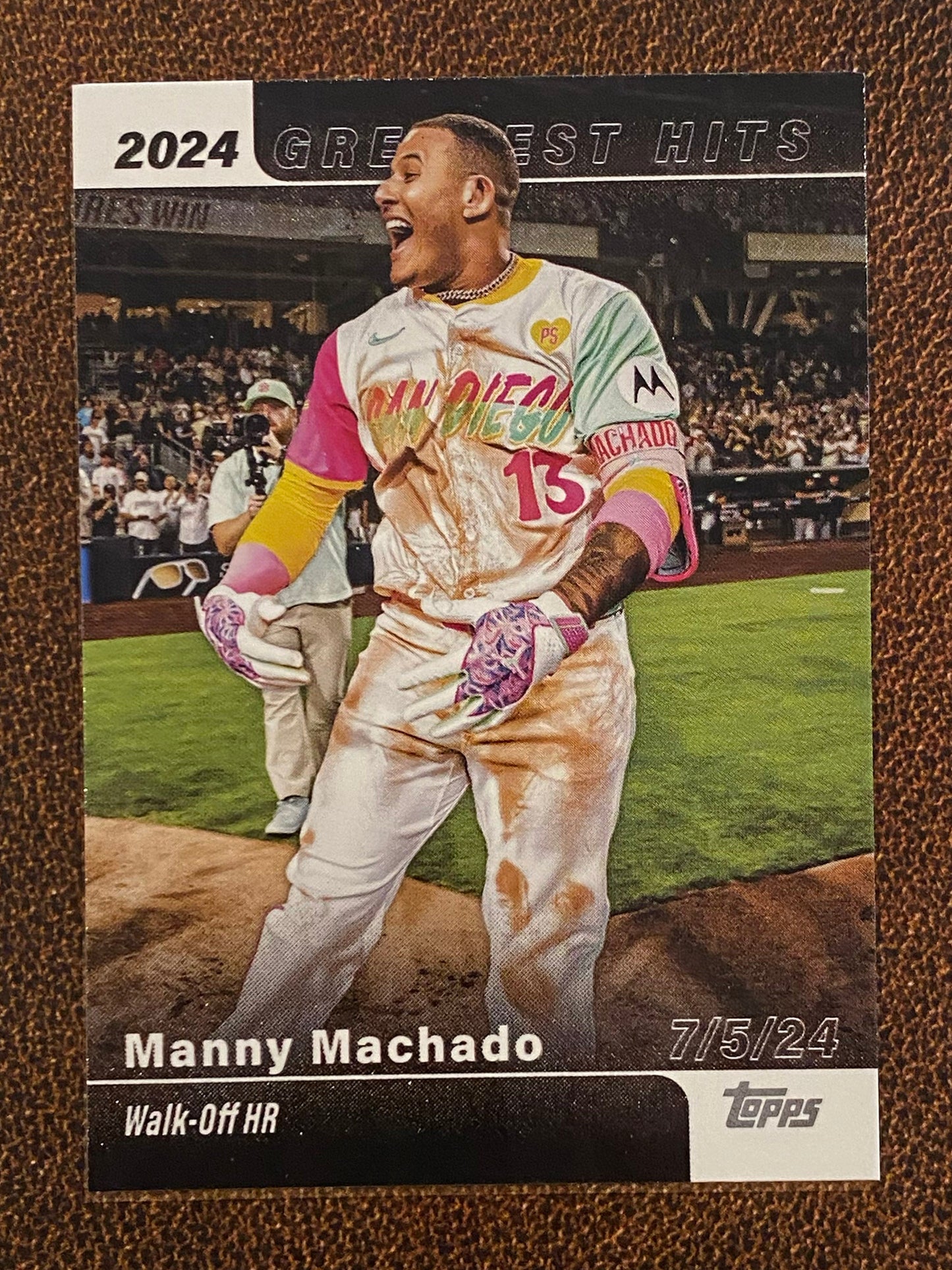 Manny Machado - 2025 Topps Series 1 - 2024 Greatest Hits - Padres