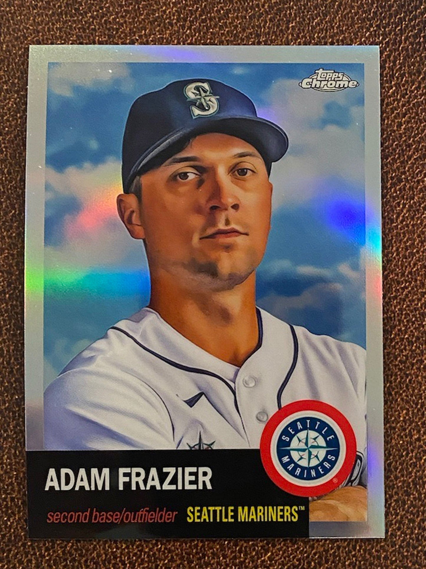 Adam Frazier - 2022 Topps Chrome Platinum Anniversary - Refractor - Mariners