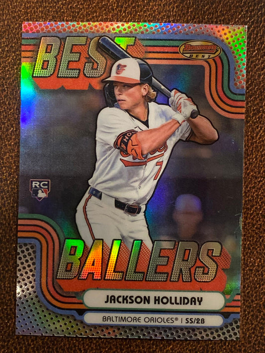 Jackson Holliday - 2024 Bowmans Best - Best Ballers - Orioles