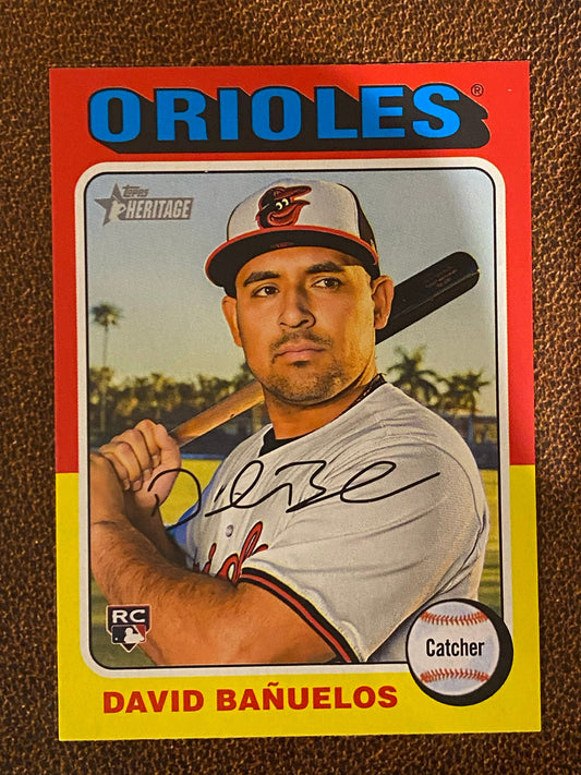 David Banuelos - 2024 Topps Heritage High Number - Short Print (#715) - Orioles