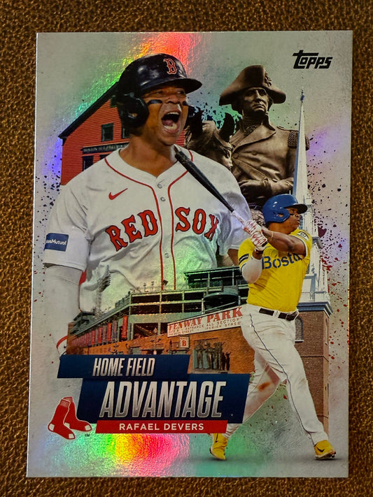 Rafael Devers - 2025 Topps Series 1 - Home Field Advantage - Red Sox
