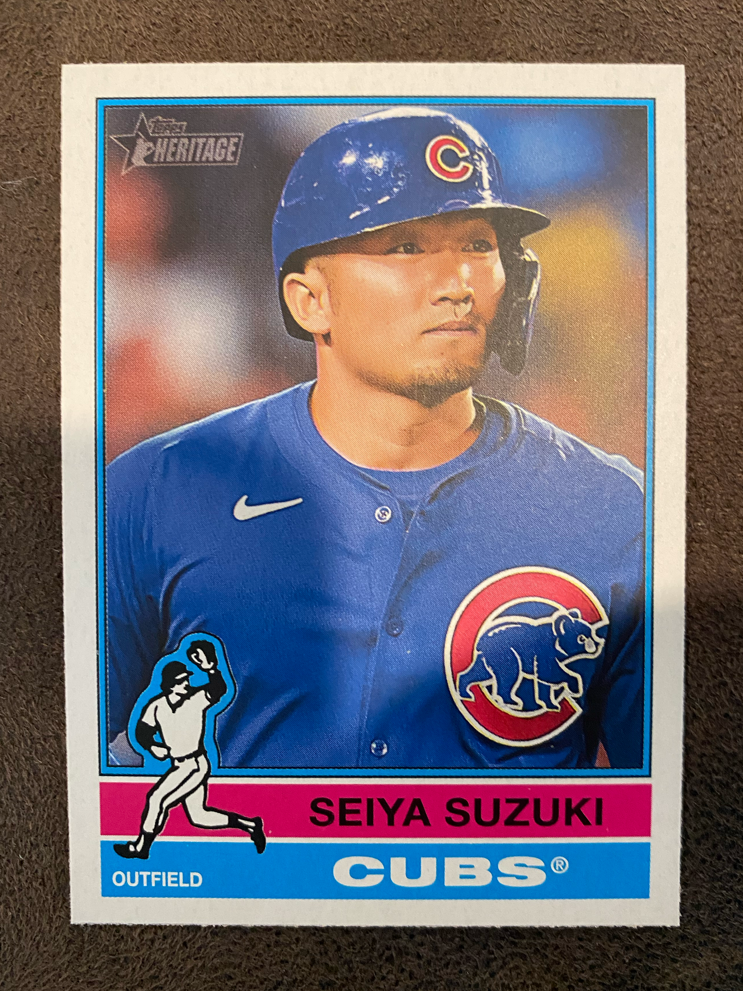 Seiya Suzuki - 2025 Heritage - Flipped Bat Variation - Cubs