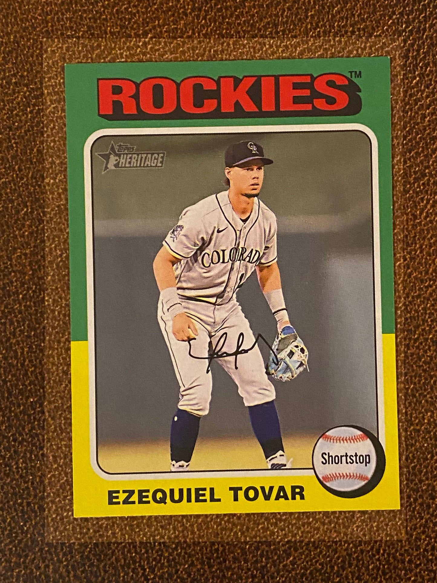 Ezequiel Tovar - 2024 Topps Heritage - Mini - Rockies