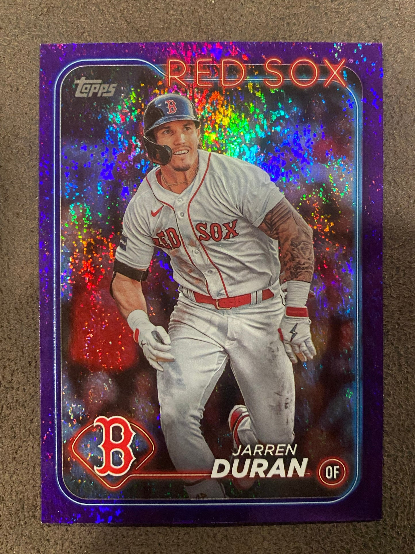 Jarren Duran - 2024 Topps Series 1 - Purple /799 - Red Sox