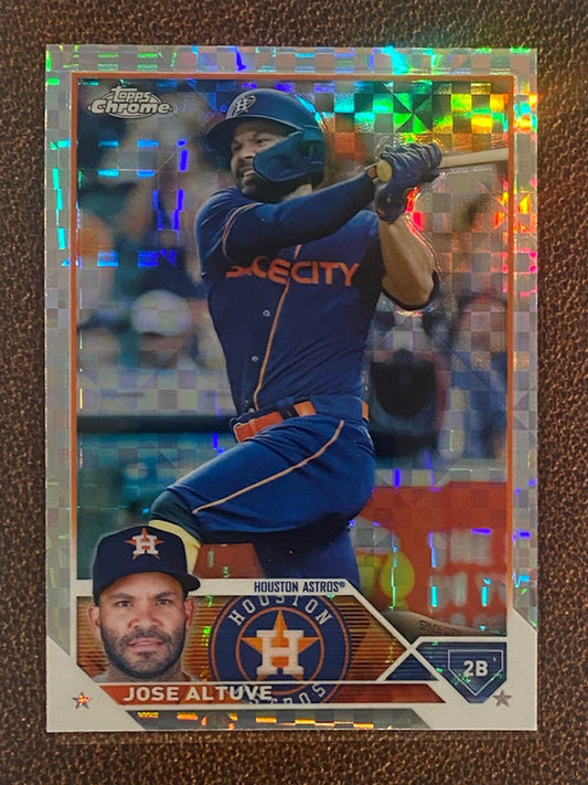 Jose Altuve - 2023 Topps Chrome - XFractors - Astros