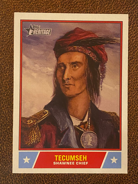 Tecumseh - 2025 Topps Heritage - Notable Americans (NS-80)