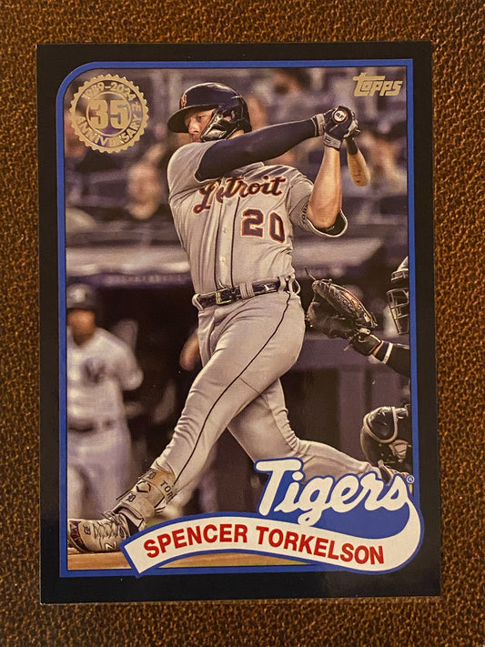 Spencer Torkelson - 2024 Topps Update - 1989 BLACK /299 - Tigers