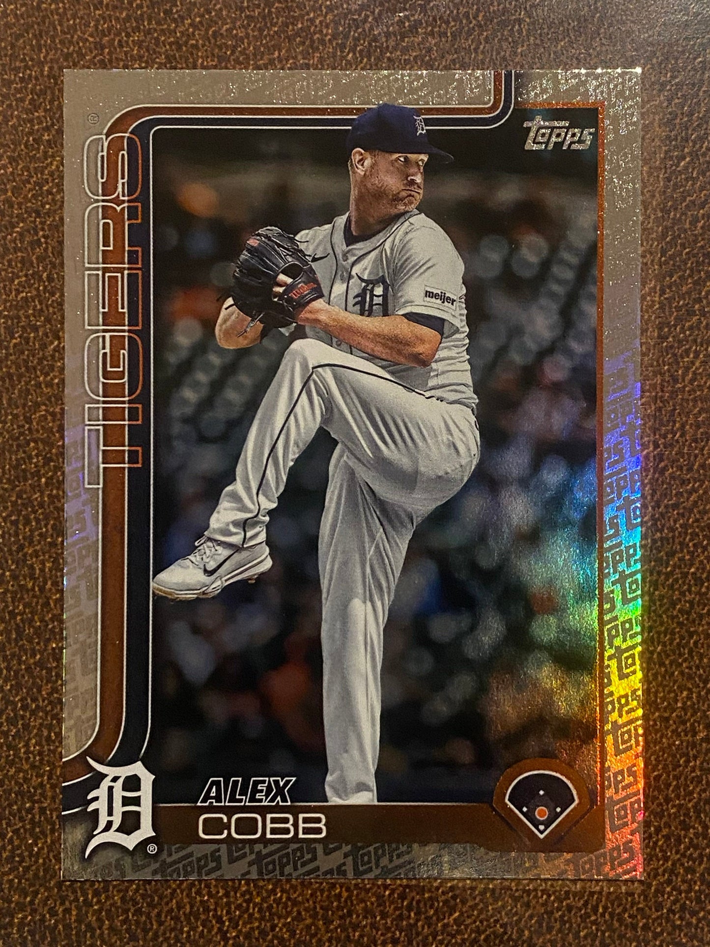 Alex Cobb - 2025 Topps Series 2 - Fanatics Exclusive Topps Foil Border - Tigers